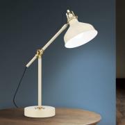 Schiller bordlampe, khaki, metall, 59 cm høy, justerbar