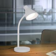 JUST LIGHT. LED-bordlampe Pixie, plast, hvit