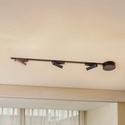 Skinnesystem 48V Lumaro, 3 LED-lister, svart, CCT