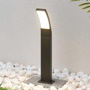Lindby Ilvita LED-veilampe, 60 cm, antrasitt, metall, IP54