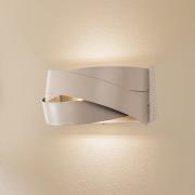 Euluna vegglampe Tornado, beige