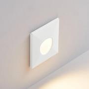 Molto Luce LED innbyggingslampe Wall 68 R Sina IP44 SQ, hvit, CCT