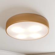 Cleo taklampe, Ø 50 cm, IP20, gullfarget, metall, E27