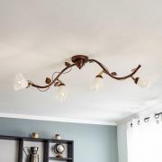 Taklampe Siena florentinsk stil buet 4 lyskilder