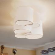Taklampe Mona med 5 lyskilder, hvit