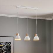 Envostar Tira pendellampe, tre lys, hvit