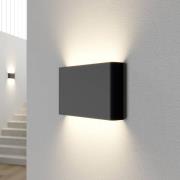 Vegglampe Haga, sett med 3, grafitt, G9, opp/ned, 15 cm høy
