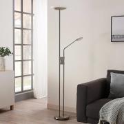 Lindby LED-gulvlampe Jonne, rund, lesearm, dimbar, 180 cm