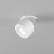 Egger LED innfelt spot DL Clippo S EP, hvit/hvit, DTW Ø 7,5 cm