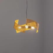 Euluna hengelampe Moira, gullfarget, Ø 50 cm, 3 lyskilder