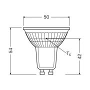 OSRAM LED-reflektorpære PAR16 reflektor GU10 1,3W 36° 4,000K