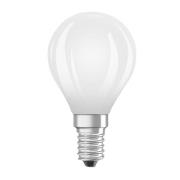 OSRAM LED-pære dråpe matt E14 3,8W 2700K 806lm