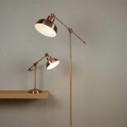 Gulvlampe Macbeth av metall i trendy kobber