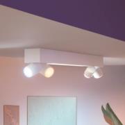 Philips Hue Centris LED-downlight, hvit, 4 lyskilder, RGB CCT