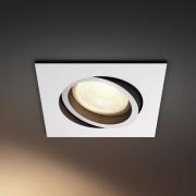 Philips Hue LED innfelt spot Centura, hvit, 9x9 cm, CCT, RGB