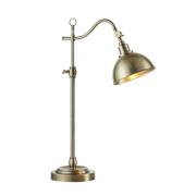 Domego bordlampe, sølv antikk, jern, høyde 74 cm