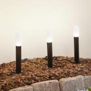 Lindby Smart LED-sokkellampe Elvor, CCT, RGB, Tuya, 3 enheter