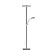 LED-gulvlampe Andy, 3 lyskilder, matt nikkel, CCT, dimmer