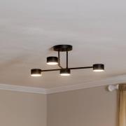 Taklampe Modus 4, stål, 4 lyskilder, GX53, svart