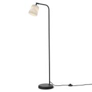 New Works gulvlampe i TBS-materiale, hvit, marmor, høyde 125 cm