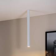 Tecno 1XXL downlight, stål, GU10, høyde 80 cm, hvit