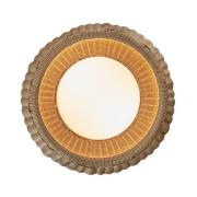 Bover LED-terrasselampe Amphora, 77 cm, grafittbrun/beige