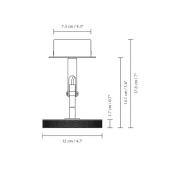 UMAGE LED-spotlight Asteria Spot, Ø 12 cm, messingbelagt