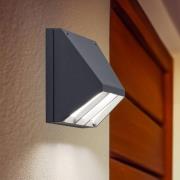 Bega utendørs vegglampe 22256 K3, DALI, grafitt, støpt aluminium