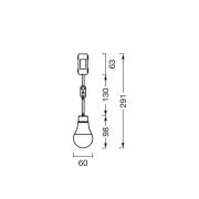 LED-armatur A75 10W 840 1055 lm tilkoblingsboks, 3-pk