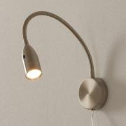 LED-vegglampe Sten bev.styring, veggfeste, rund