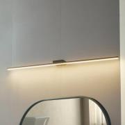 Lucande LED-speilbelysning Kivana, svart, aluminium, 120 cm