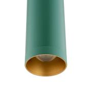 LED-pendellampe Rulo, grønn, Ø 3,2 cm, stål, 3000 K
