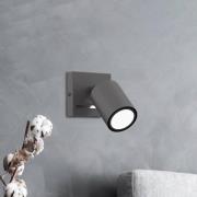 Veggspot Jarek antrasitt/krom, 1 lyskilde