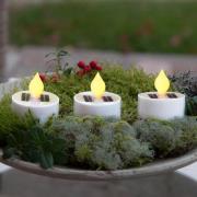 Solcelledrevet LED-lys Saul i sett på 3