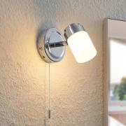 Lindby Alimari vegglampe, krom