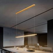 Quitani Talon LED-pendellampe messing anodisert 24W