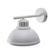 Sven vegglampe, 1 lyskilde, hvit, stål, E27