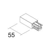 Ivela innmating høyre SQUARE 48 V, svart, plast