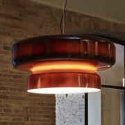 MARSET Bohemia LED-hengelampe, Triac, ravfarget