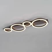 LED-taklampe Lumos, aluminium, 3000 K, metall, lengde 72 cm