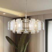 Lysekrone Karmella, Ø 65 cm messing antikk 8 lyskilder