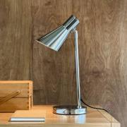 Dyberg Larsen bordlampe DL12, krom, høyde 44,5 cm, metall