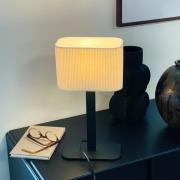 Dyberg Larsen bordlampe Calix, naturhvit, høyde 39 cm