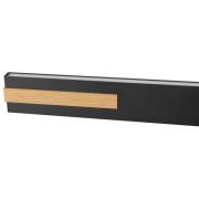 LED-hengelampe Streamline, lengde 130 cm, svart, metall