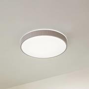 Lindby LED-taklampe Zylo, lysegrå, Ø 49 cm, CCT, dimbar