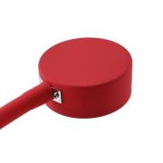 Lindby vegglampe Jyla rød/svart linse 3000 K GX53 fleksibel arm