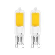 Arcchio LED-stiftpære, G9, 2,2W, 3000K, sett med 2 stk