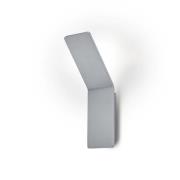 Ava LED-vegglampe, matt nikkel, aluminium, 1-lys