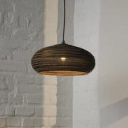 OSRAM hengelampe DROP, brun, Ø 40 cm, bølgepapp, E27