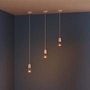 OSRAM hengelampe VINTAGE 1906 ROUND, hvit, gips, Ø 12 cm